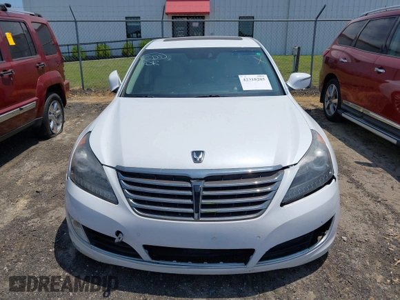 2014 Hyundai Equus Signature z VIN KMHGH4JHXEU087162, wystawiony jako IAAI lot #42318205 z przebiegiem 83 352 mil mil oraz . Historia ofert i sprzedaży dostępna na DreamBid. Obrazek 13.
