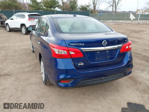2016 Nissan Sentra SV with VIN 3N1AB7AP4GY262027, listed as a IAAI auction lot 41902879 with 61,449 mi miles and . Bid and sale history available at DreamBid. Image 3.