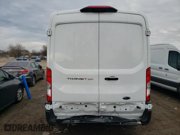2023 Ford Transit Cargo with VIN 1FTBR1C86PKB27176, listed as a Copart auction lot 79528693 with 637 mi miles and . Bid and sale history available at DreamBid. Image 6.