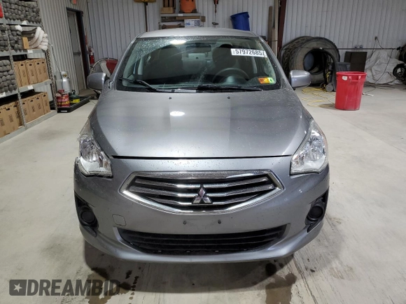 2019 Mitsubishi Mirage ES z VIN ML32F3FJ4KHF12055, wystawiony jako Copart lot #57972685 z przebiegiem 49 280 mil mil oraz Szkoda całkowita • Salvage title. Historia ofert i sprzedaży dostępna na DreamBid. Obrazek 5.