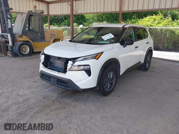 2024 Nissan Rogue S with VIN 5N1BT3AA9RC681310, listed as a IAAI auction lot 42415050 with 36,275 mi miles and . Bid and sale history available at DreamBid. Image 17.