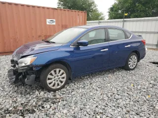 2017 Nissan Sentra SV with VIN 3N1AB7AP9HY327083, listed as a Copart auction lot 51040505 with NaN miles and Salvage Title. Bid and sale history available at carsss.com. Image 1.