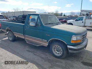 1996 Ford F-150 Special with VIN 1FTEF15N7TLA47916, listed as a IAAI auction lot 41972655 with 130,257 mi miles. Bid and sale history available at carsss.com. Image 1.