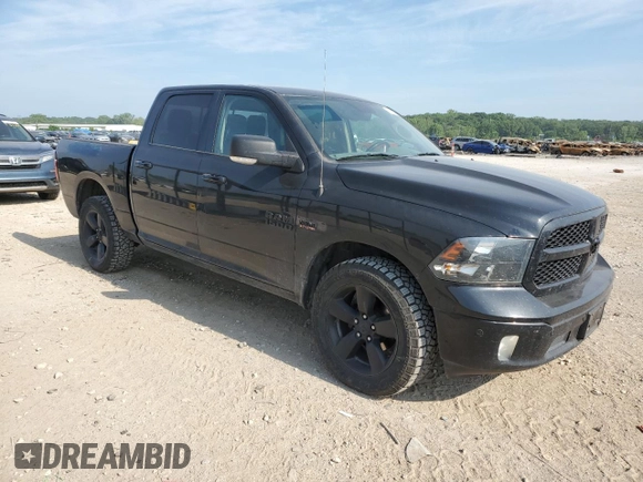 2018 Ram 1500 Big Horn with VIN 1C6RR7LT8JS345625, listed as a Copart auction lot 60603065 with 107,849 mi miles and Salvage title. Bid and sale history available at DreamBid. Image 4.