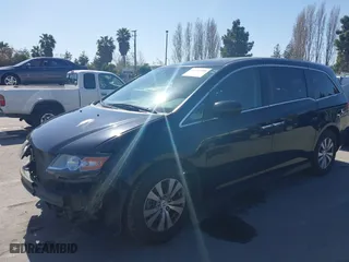 2016 Honda Odyssey EX-L with VIN 5FNRL5H65GB083425, listed as a IAAI auction lot 41975200 with 102,095 mi miles. Bid and sale history available at carsss.com. Image 2.