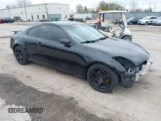 2004 Infiniti G35 Coupe w/Leather with VIN JNKCV54EX4M824537, listed as a IAAI auction lot 42092819 with 117,298 mi miles. Bid and sale history available at carsss.com. Image 1.