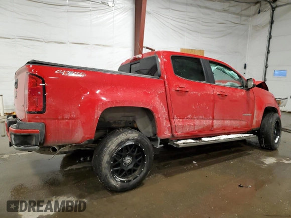 2020 Chevrolet Colorado 4WD LT with VIN 1GCGTCENXL1104411, listed as a Copart auction lot 87895605 with Not provided miles and Salvage title. Bid and sale history available at DreamBid. Image 3.