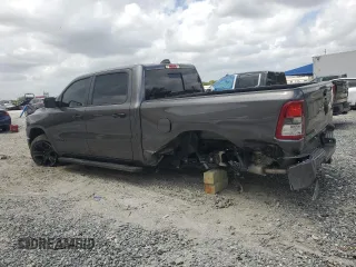 2024 Ram 1500 Big Horn with VIN 1C6RREMT5RN100942, listed as a Copart auction lot 51061775 with 7,706 mi miles and Non Repairable. Bid and sale history available at carsss.com. Image 2.