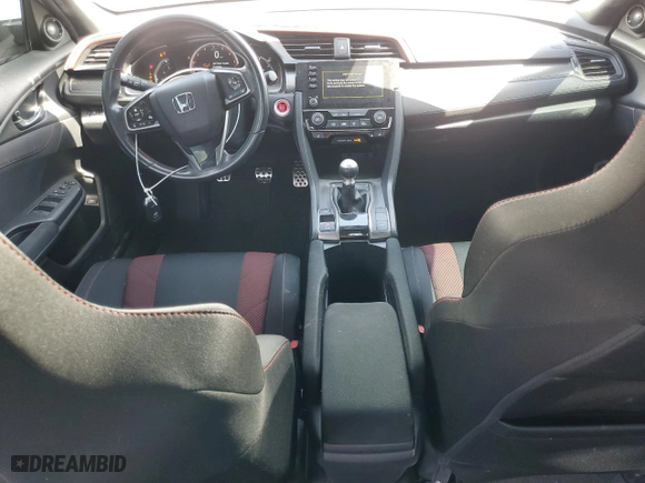 2020 Honda Civic Si Sedan with VIN 2HGFC1E58LH702256, listed as a Copart auction lot 51704745 with 47,624 mi miles and Salvage Title. Bid and sale history available at carsss.com. Image 8.