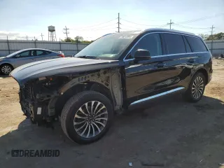 2023 Lincoln Aviator Standard z VIN 5LM5J6XC9PGL32096, wystawiony jako Copart lot #73014994 z przebiegiem 3 353 mil mil oraz Szkoda całkowita • Salvage title. Historia ofert i sprzedaży dostępna na DreamBid. Obrazek 1.