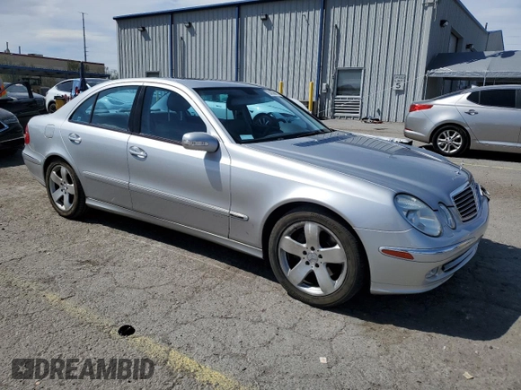 2003 Mercedes-Benz E-Class 5.0L with VIN WDBUF70J63A189963, listed as a Copart auction lot 50898675 with 130,264 mi miles and Salvage Title. Bid and sale history available at carsss.com. Image 4.