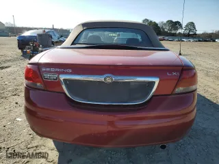 2002 Chrysler Sebring LXi with VIN 1C3EL55R52N211724, listed as a Copart auction lot 42545065 with 161,321 mi miles and Clean Title. Bid and sale history available at carsss.com. Image 6.