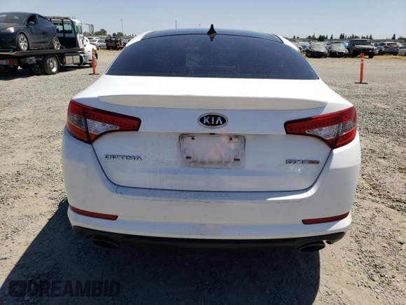 2012 Kia Optima SX z VIN 5XXGR4A61CG007878, wystawiony jako Copart lot #57992585 z przebiegiem 147 413 mil mil oraz Szkoda całkowita • Salvage title. Historia ofert i sprzedaży dostępna na DreamBid. Obrazek 6.