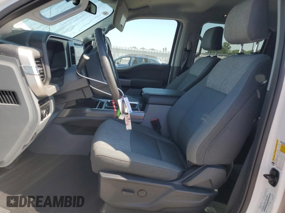 2024 Ford F-250 XL with VIN 1FT8W2BAXREE61516, listed as a Copart auction lot 62951005 with 6,709 mi miles and Salvage title. Bid and sale history available at DreamBid. Image 7.