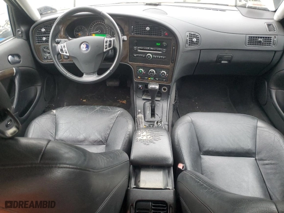 2008 Saab 9-5 with VIN YS3ED49G083507307, listed as a Copart auction lot 43920245 with 174,439 mi miles and Salvage Title. Bid and sale history available at carsss.com. Image 8.