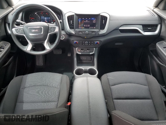 2024 GMC Terrain SLE with VIN 3GKALMEGXRL157645, listed as a Copart auction lot 55771085 with 24,016 mi miles and Salvage title. Bid and sale history available at DreamBid. Image 8.