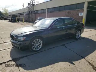 2008 BMW 7 Series 750Li with VIN WBAHN83578DT79235, listed as a Copart auction lot 54214725 with 152,727 mi miles and Salvage title. Bid and sale history available at DreamBid. Image 1.