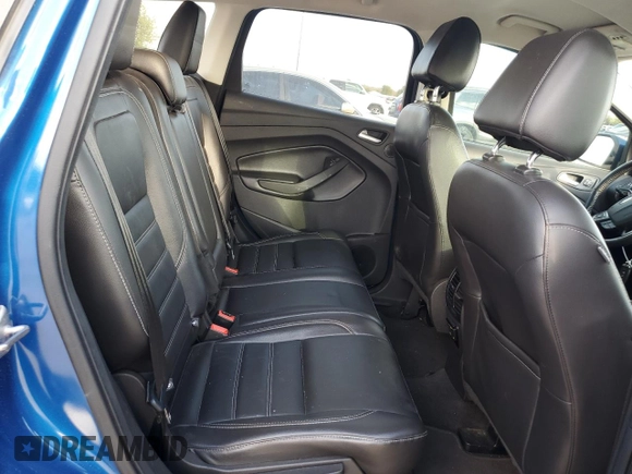 2017 Ford Escape Titanium with VIN 1FMCU0JD2HUB21261, listed as a Copart auction lot 76607264 with 130,796 mi miles and Salvage Title. Bid and sale history available at carsss.com. Image 11.