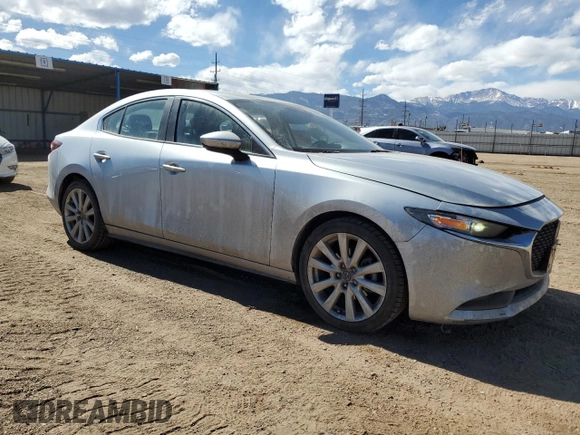 2021 Mazda 3 Select with VIN 3MZBPBBM2MM207747, listed as a Copart auction lot 46885255 with 24,969 mi miles and Salvage Title. Bid and sale history available at DreamBid. Image 4.