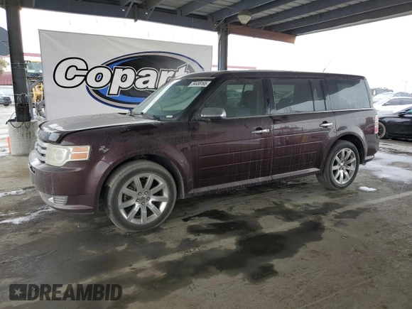 2011 Ford Flex Limited with VIN 2FMGK5DC1BBD25652, listed as a Copart auction lot 54456165 with 162,634 mi miles and Clean Title. Bid and sale history available at carsss.com. Image 1.