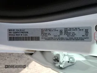 2023 Ram 1500 Limited with VIN 1C6SRFHT1PN576104, listed as a Copart auction lot 48064355 with 23,874 mi miles and Salvage title. Bid and sale history available at DreamBid. Image 13.