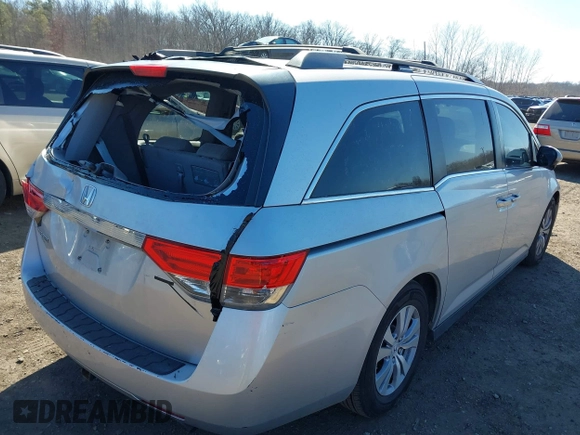 2014 Honda Odyssey EX with VIN 5FNRL5H40EB030000, listed as a IAAI auction lot 41698771 with 190,169 mi miles and . Bid and sale history available at carsss.com. Image 18.