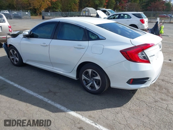 2019 Honda Civic Sedan LX with VIN 2HGFC2F66KH533012, listed as a IAAI auction lot 40608414 with 116,649 mi miles. Bid and sale history available at carsss.com. Image 3.