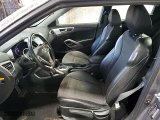 2013 Hyundai Veloster w/Black Int with VIN KMHTC6AD2DU172999, listed as a Copart auction lot 87945825 with 111,808 mi miles and Salvage Title. Bid and sale history available at carsss.com. Image 7.