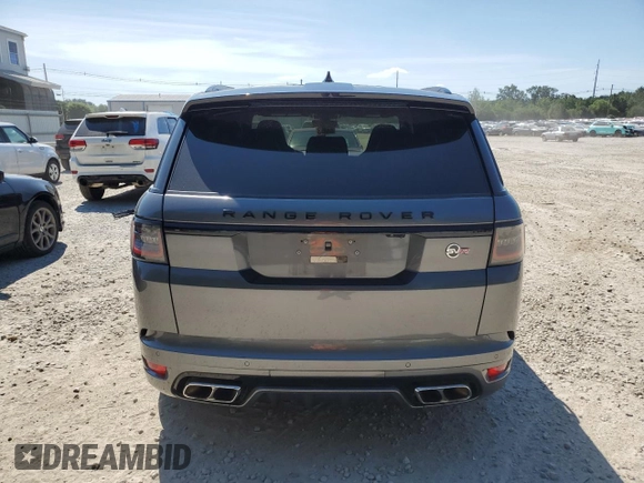 2018 Land Rover Range Rover Sport SVR with VIN SALWZ2SE9JA188901, listed as a Copart auction lot 60599224 with 67,573 mi miles and Clean Title. Bid and sale history available at carsss.com. Image 6.