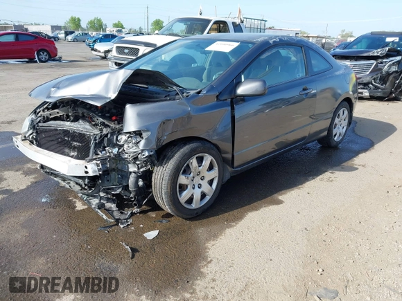 2009 Honda Civic Cpe LX with VIN 2HGFG12699H540664, listed as a IAAI auction lot 42100966 with Not Provided miles. Bid and sale history available at carsss.com. Image 18.