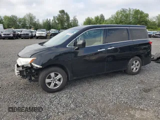2015 Nissan Quest SV z VIN JN8AE2KP7F9122889, wystawiony jako Copart lot #61691055 z przebiegiem 184 456 mil mil oraz Czysty tytuł • Clean title. Historia ofert i sprzedaży dostępna na DreamBid. Obrazek 1.