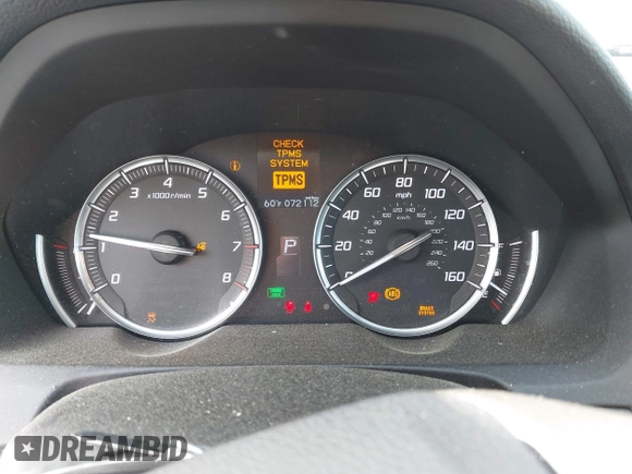 2015 Acura TLX with VIN 19UUB1F34FA024888, listed as a IAAI auction lot 41904887 with 72,112 mi miles. Bid and sale history available at carsss.com. Image 7.