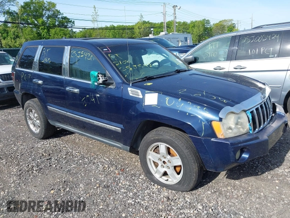 2005 Jeep Grand Cherokee Limited with VIN 1J4HR58N95C654792, listed as a IAAI auction lot 42354250 with Not provided miles and . Bid and sale history available at DreamBid. Image 1.