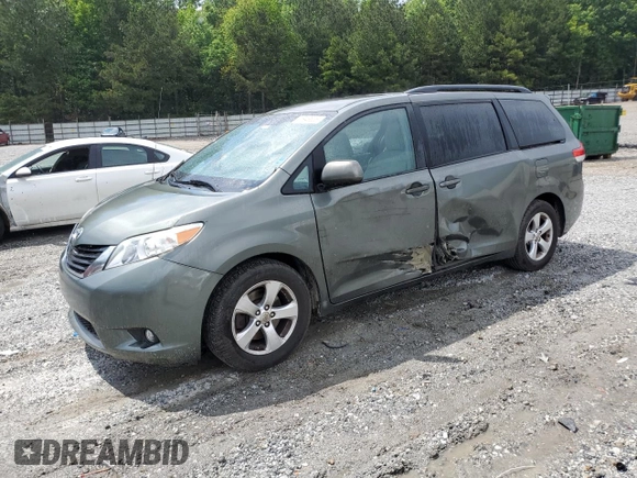 2014 Toyota Sienna LE AAS with VIN 5TDKK3DC3ES475493, listed as a Copart auction lot 56949585 with 269,528 mi miles and Salvage title. Bid and sale history available at DreamBid. Image 1.