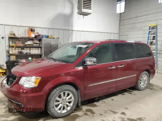2016 Chrysler Town & Country Limited Platinum with VIN 2C4RC1GG7GR135385, listed as a Copart auction lot 87005574 with 145,863 mi miles and Salvage Title. Bid and sale history available at carsss.com. Image 1.