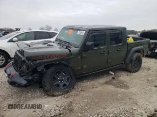 2021 Jeep Gladiator Mojave with VIN 1C6JJTEG6ML595540, listed as a Copart auction lot 47086845 with 37,921 mi miles and Salvage Title. Bid and sale history available at DreamBid. Image 1.