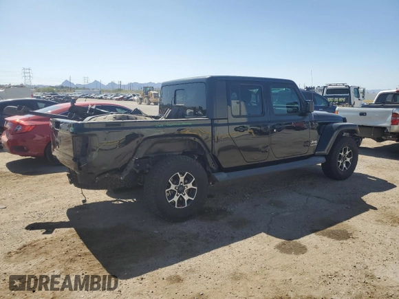 2020 Jeep Gladiator Overland with VIN 1C6HJTFG0LL106948, listed as a Copart auction lot 61496915 with 72,763 mi miles and Salvage title. Bid and sale history available at DreamBid. Image 3.