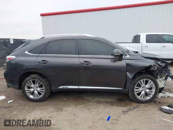 2010 Lexus RX 450h with VIN JTJBC1BA4A2400304, listed as a IAAI auction lot 41358277 with Not Provided miles and . Bid and sale history available at DreamBid. Image 14.
