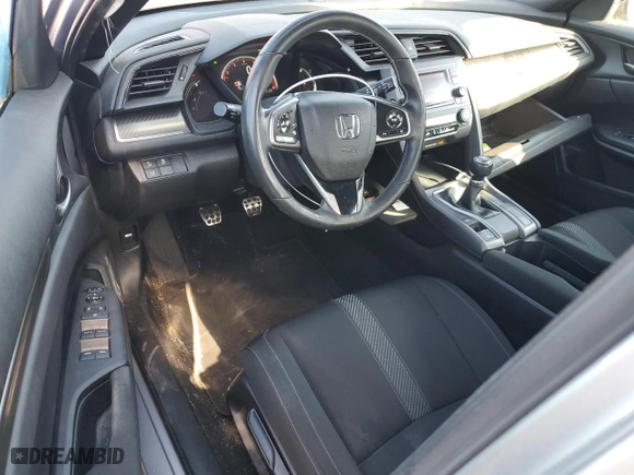 2019 Honda Civic Hatchback Sport with VIN SHHFK7G41KU208008, listed as a Copart auction lot 83690764 with 49,398 mi miles and Salvage Title. Bid and sale history available at carsss.com. Image 8.