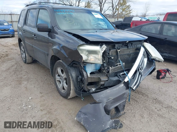 2012 Honda Pilot EX-L with VIN 5FNYF4H66CB049081, listed as a IAAI auction lot 41489931 with 220,509 mi miles. Bid and sale history available at carsss.com. Image 6.