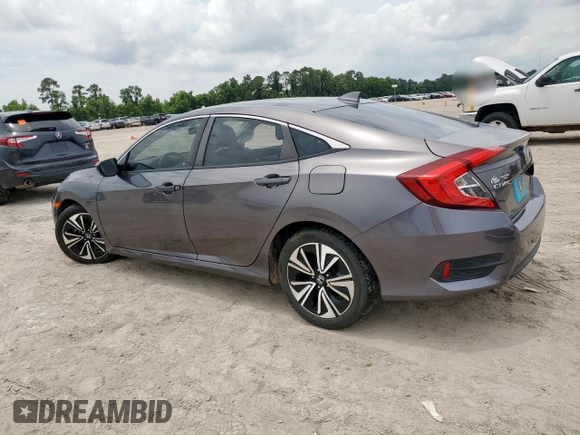 2018 Honda Civic EX-L z VIN JHMFC1F73JX013862, wystawiony jako Copart lot #58811855 z przebiegiem 104 926 mil mil oraz Szkoda całkowita • Salvage title. Historia ofert i sprzedaży dostępna na DreamBid. Obrazek 2.