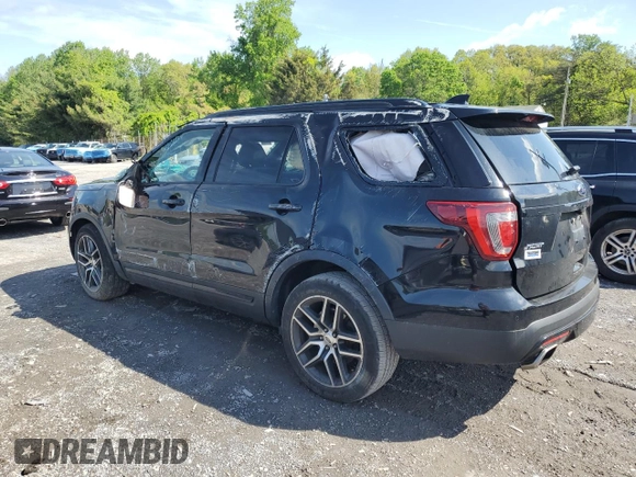 2016 Ford Explorer Sport z VIN 1FM5K8GT2GGA74855, wystawiony jako Copart lot #54953075 z przebiegiem Nie podano mil oraz Szkoda całkowita • Salvage title. Historia ofert i sprzedaży dostępna na DreamBid. Obrazek 2.