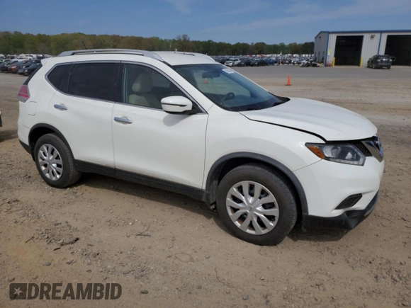 2016 Nissan Rogue S with VIN JN8AT2MT1GW012505, listed as a Copart auction lot 51582045 with 127,894 mi miles and Salvage Title. Bid and sale history available at carsss.com. Image 4.