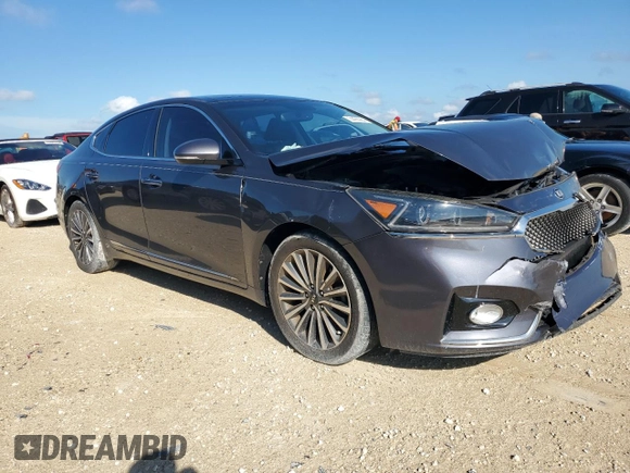 2017 Kia Cadenza Premium with VIN KNALC4J1XH5090028, listed as a Copart auction lot 74436984 with 50,916 mi miles and Salvage Title. Bid and sale history available at carsss.com. Image 4.