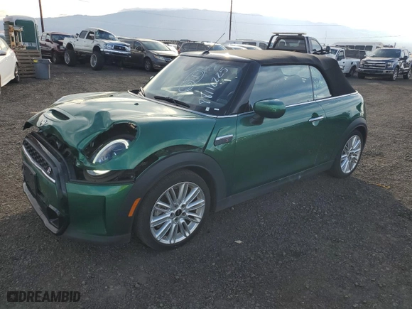 2024 MINI Convertible Cooper S with VIN WMW43DL03R3R99976, listed as a Copart auction lot 88112225 with NaN miles and Clean Title. Bid and sale history available at carsss.com. Image 1.