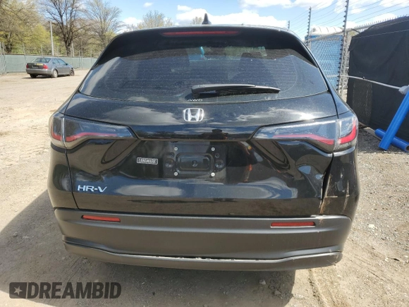 2024 Honda HR-V LX with VIN 3CZRZ2H33RM781835, listed as a Copart auction lot 53483095 with Not provided miles and Salvage title. Bid and sale history available at DreamBid. Image 6.