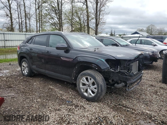 2020 Volkswagen Atlas S z VIN 1V2GC2CA7LC203295, wystawiony jako Copart lot #55988825 z przebiegiem 45 414 mil mil oraz Szkoda całkowita • Salvage title. Historia ofert i sprzedaży dostępna na DreamBid. Obrazek 4.