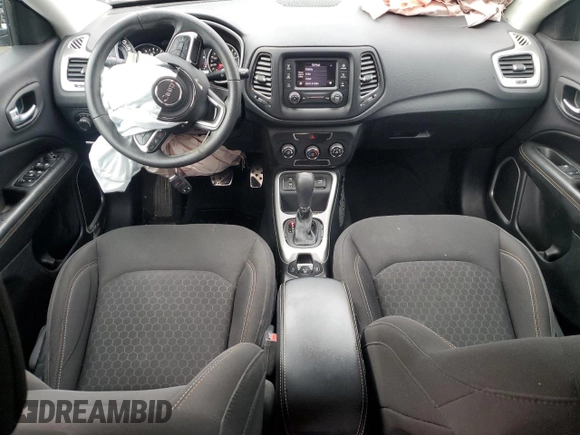 2018 Jeep Compass Sport with VIN 3C4NJCAB0JT233367, listed as a Copart auction lot 85420204 with 105,812 mi miles and Salvage Title. Bid and sale history available at carsss.com. Image 8.