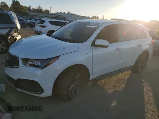 2019 Acura MDX w/Technology/A-Spec Pkg with VIN 5J8YD4H00KL005074, listed as a Copart auction lot 43910635 with 100,535 mi miles and Salvage Title. Bid and sale history available at carsss.com. Image 1.