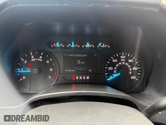 2020 Ford F-150 XL with VIN 1FTEX1C50LKF57904, listed as a Copart auction lot 63853915 with 151,222 mi miles and Clean title. Bid and sale history available at DreamBid. Image 8.